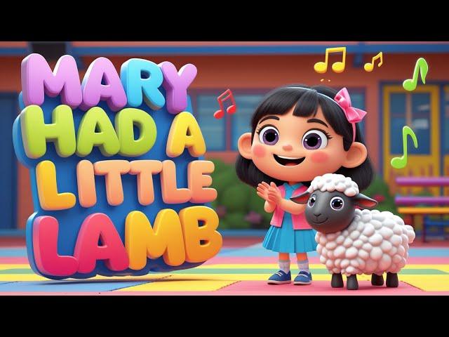 Mary had a little lamb | Fun Nursery Rhyme for Kids | Peachy Rhymes