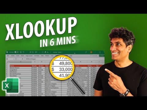 XLOOKUP Excel Function - Made Easy for Beginners [In Just 6 Mins!]