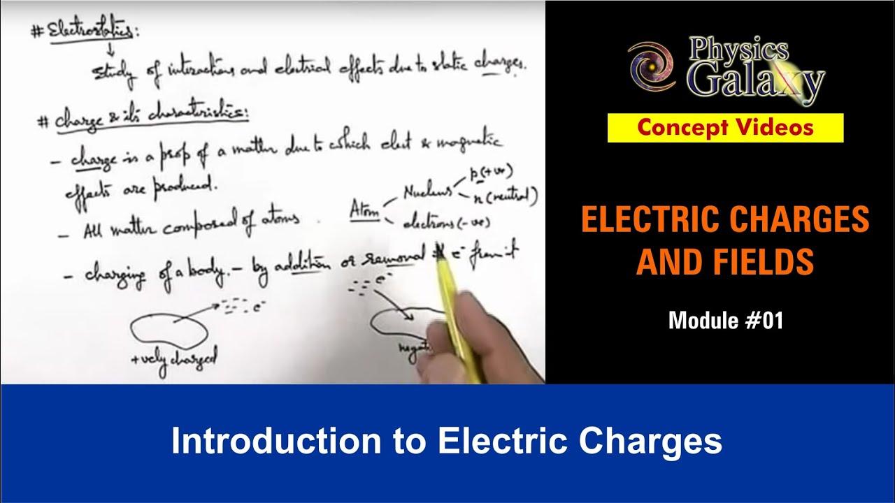 Class 12 Physics | Electrostatics | #1 Electric Field & Charges | For JEE & NEET