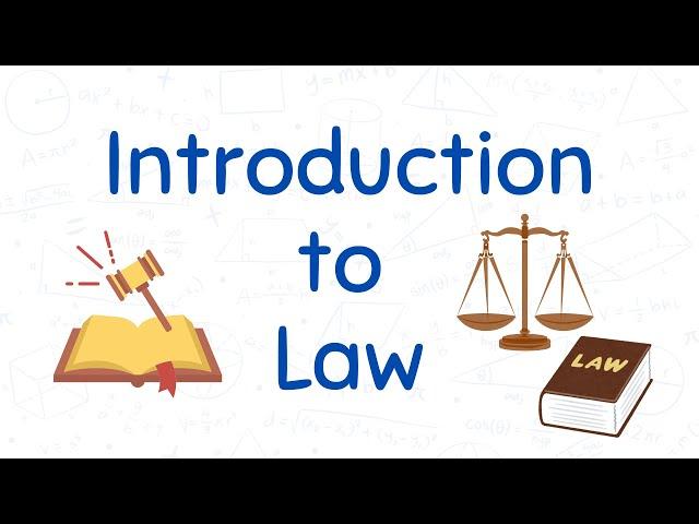 #1 Introduction to Law ⚖️ ~ The Foundations of Law Series